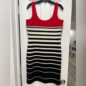 Tango Mango Striped Tank Dress Size M Multicolor Vintage Inspired Stretchy